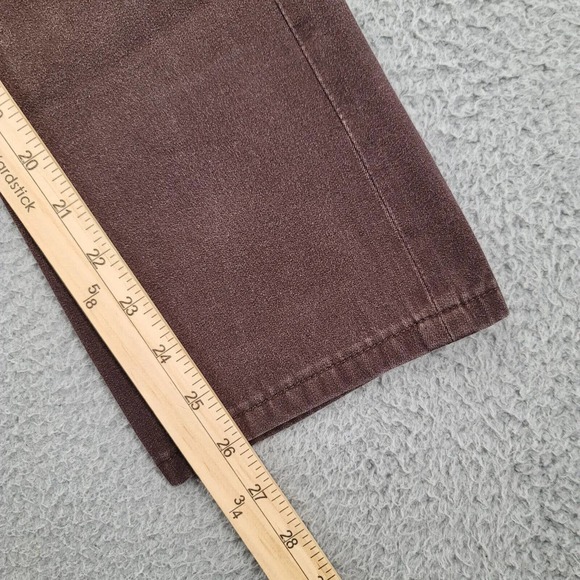 Chaps Jeans Womens 2P Brown Petite Straight Leg Comfort Casual Low Rise Pocket - Picture 10 of 13